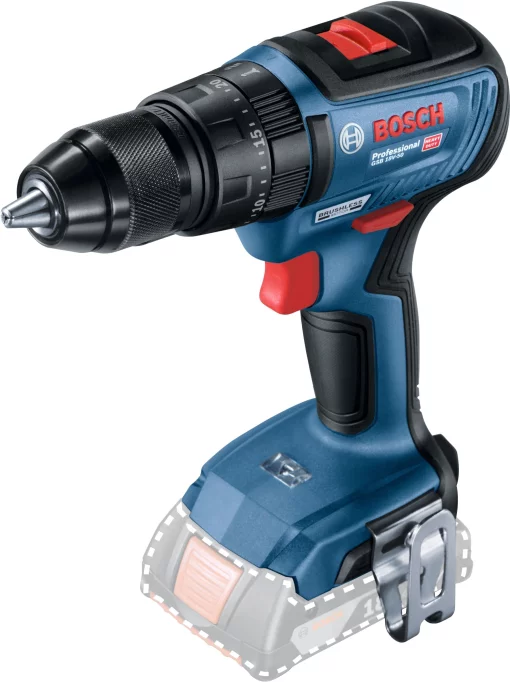 Набір із двох акумуляторних інструментів Bosch Professional 18В шліфмашина кутова GWS180-LI дриль-шурупокрут GSB 18V-50 зарядний пристрій акб 2х4А·год