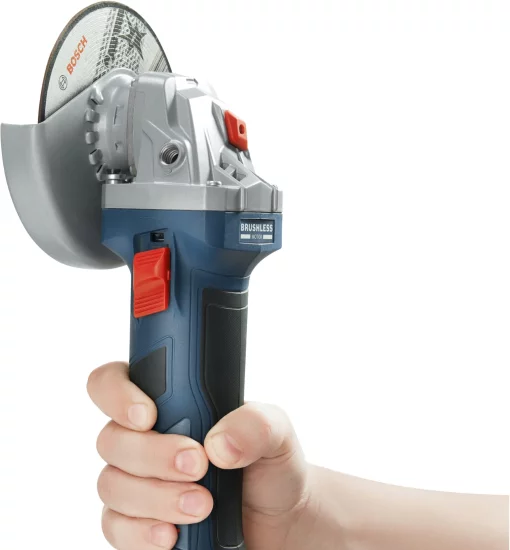 Набір із двох акумуляторних інструментів Bosch Professional 18В шліфмашина кутова GWS180-LI дриль-шурупокрут GSB 18V-50 зарядний пристрій акб 2х4А·год