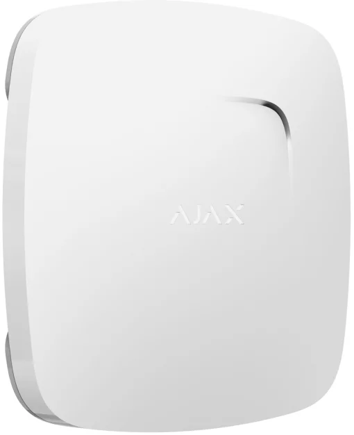 Датчик диму і чадного газу Ajax FireProtect Plus, Jeweler, бездротовий, білий