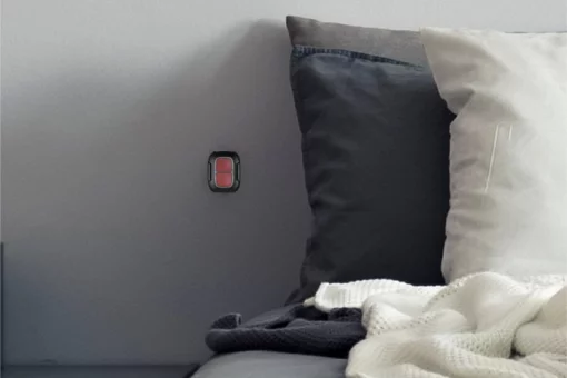 Тримач для фіксації тривожної кнопки Ajax Button Double Button Holder, чорний