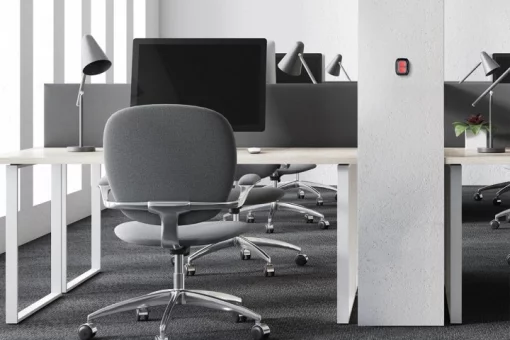 Тримач для фіксації тривожної кнопки Ajax Button Double Button Holder, чорний