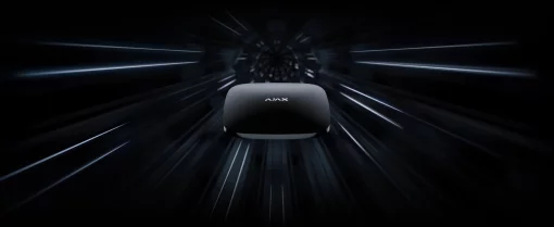 Інтелектуальна охоронна централь Ajax Hub 2, модуль 4G, ethernet, jeweller, бездротова, чорний