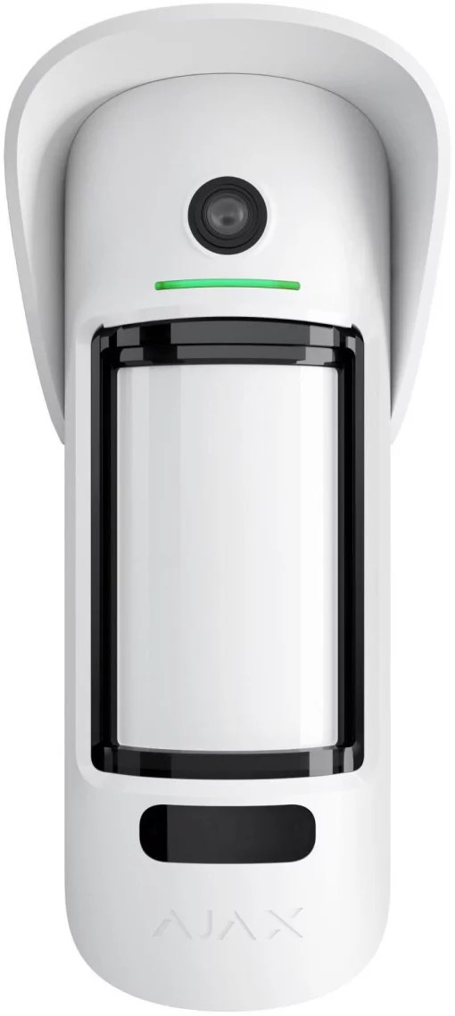 Бездротовий датчик руху з камерою та фото по запиту Ajax MotionCam Outdoor PhOD, Jeweller, білий