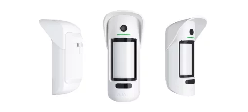 Бездротовий датчик руху з камерою та фото по запиту Ajax MotionCam Outdoor PhOD, Jeweller, білий