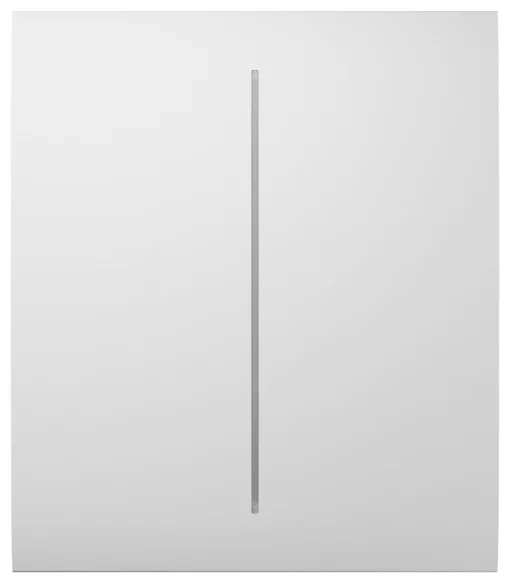 Кнопка центральна для двоклавішного вимикача Ajax CenterButton 2-gang for LightSwitch, Jeweler, бездротовий, білий