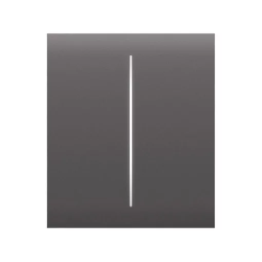 Кнопка центральна для двоклавішного вимикача Ajax CenterButton 2-gang for LightSwitch, Jeweler, бездротовий, grey