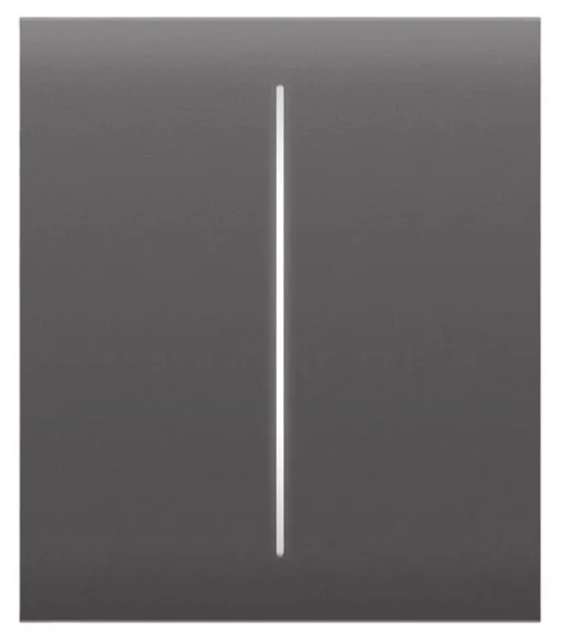 Кнопка центральна для двоклавішного вимикача Ajax CenterButton 2-gang for LightSwitch, Jeweler, бездротовий, grey