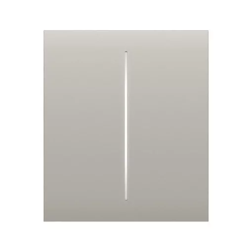 Кнопка центральна для двоклавішного вимикача Ajax CenterButton 2-gang for LightSwitch, Jeweler, бездротовий, oyster