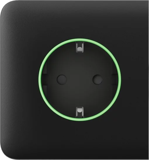 Бічна панель для вбудованої розетки Ajax SideCover for Outlet smart, Jeweler, бездротова, чорний