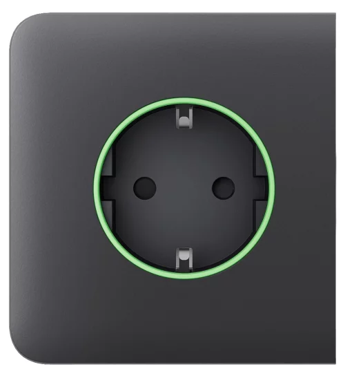 Бічна панель для вбудованої розетки Ajax SideCover for Outlet smart, Jeweler, бездротова, graphite