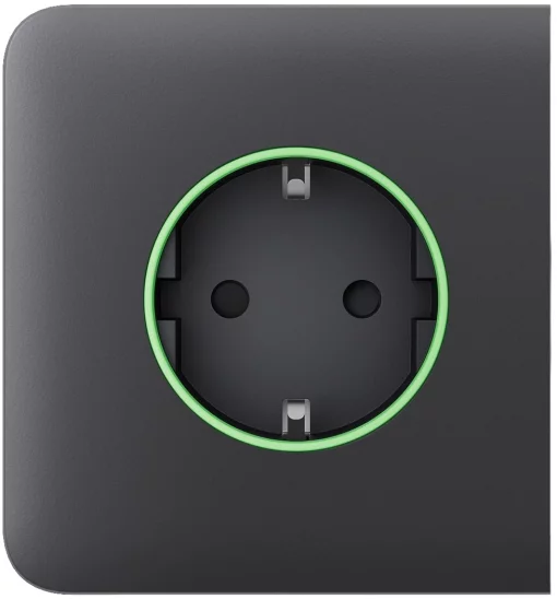 Бічна панель для вбудованої розетки Ajax SideCover for Outlet smart, Jeweler, бездротова, graphite