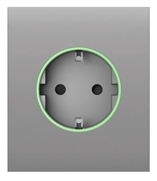 Центральна панель для вбудованої розетки Ajax CenterCover for Outlet smart, Jeweler, бездротова, fog