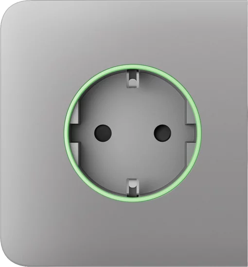 Бічна панель для вбудованої розетки Ajax SideCover for Outlet smart, Jeweler, бездротова, fog