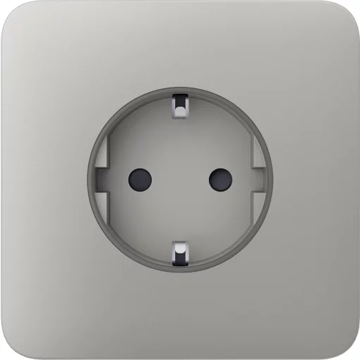 Передня панель для вбудованої розетки Ajax SoloCover for Outlet Basic, oyster