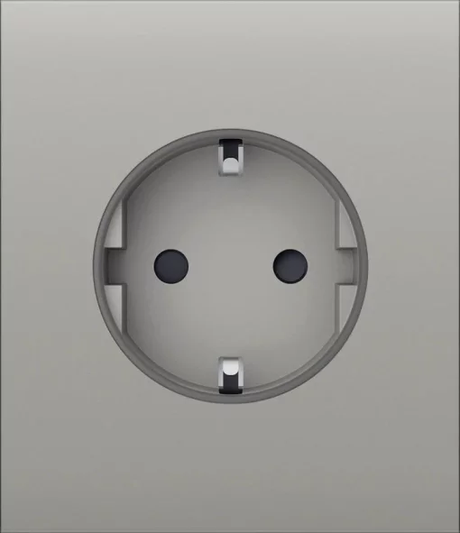 Центральна панель для вбудованої розетки Ajax CenterCover for Outlet Basic, oyster