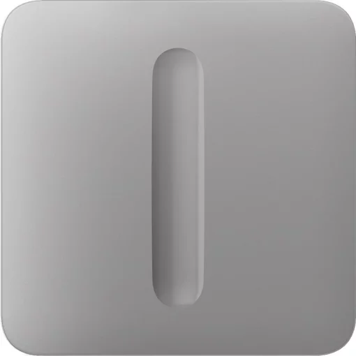 Кнопка для одноклавішного вимикача димера Ajax SoloButton Dimmer 1-gang 2-way for LightSwitch, Jeweler, бездротовий, fog