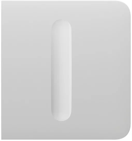 Кнопка бічна для одноклавішного вимикача димера Ajax SideButton Dimmer 1-gang 2-way for LightSwitch, Jeweler, бездротовий, білий