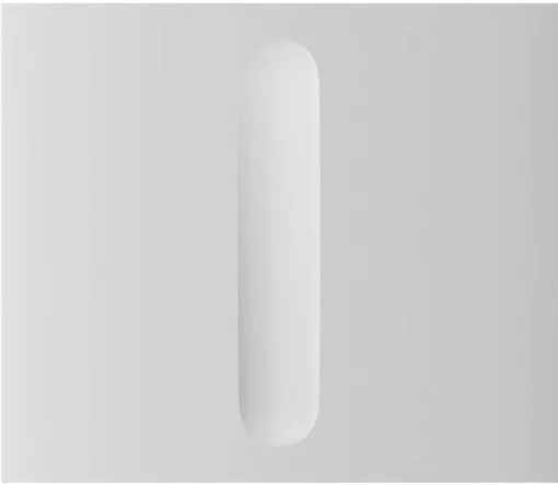 Кнопка центральна для одноклавішного вертикального вимикача димера Ajax CenterButton Dimmer Vertical 1-gang 2-way for LightSwitch, Jeweler, бездротовий, білий