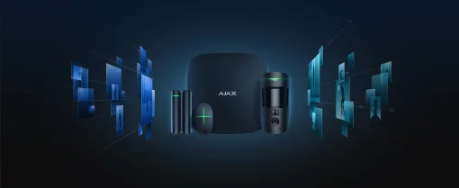Комплект охоронної сигналізації Ajax HDR StarterKit Cam, hub 2, motioncam HDR, doorprotect, spacecontrol, jeweller, бездротовий, чорний