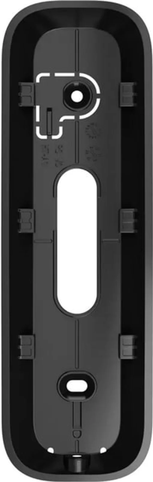 Відеодзвінок Ajax Doorbell, універсальне встановлення, 4 мп, 155° вертикальний 90° горизонтальний, іч 6м, дальнісь виявлення руху 4м, штучний інтелект, wi-fi, чорний