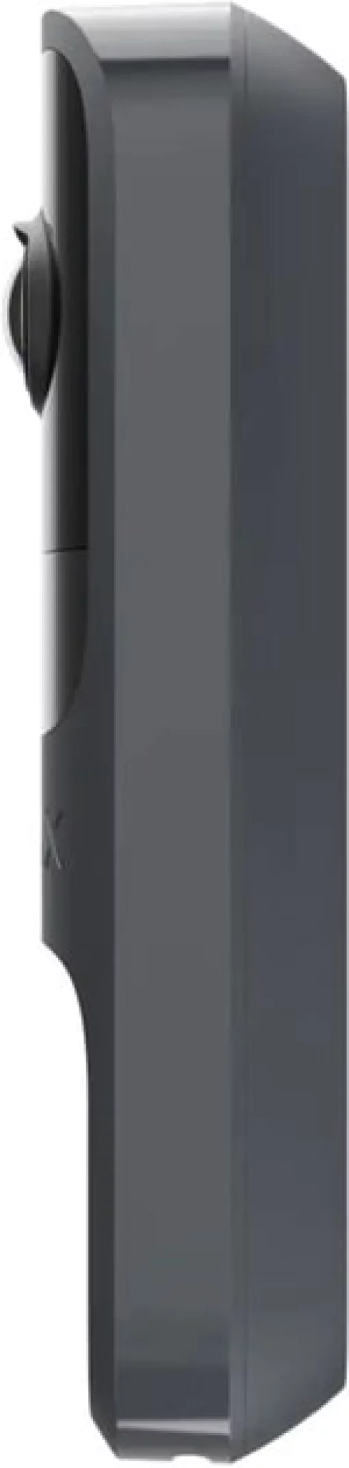 Відеодзвінок Ajax Doorbell, універсальне встановлення, 4 мп, 155° вертикальний 90° горизонтальний, іч 6м, дальнісь виявлення руху 4м, штучний інтелект, wi-fi, graphite