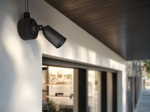 IP-Камера дротова Ajax BulletCam HL black, 5мп, 2.8мм, гібридне підсвічування IR 50м, білий Led 50м, Poe, True WDR, IP 65,  аудіо, кут огляду 100° до 110°, вулична, чорна