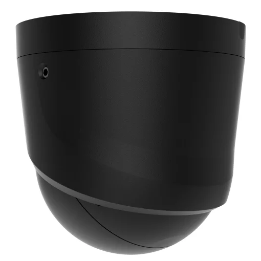 IP-Камера дротова Ajax TurretCam HL black 5мп, 2.8мм, гібридне підсвічування IR 50м, білий Led 50м, Poe, True WDR, IP 65, ІЧ 50м, аудіо, кут огляду 100° до 110°, купольна, чорна