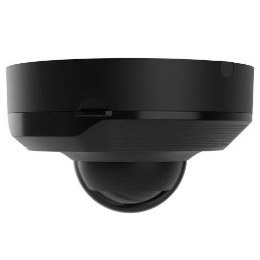 IP-Камера дротова Ajax DomeCam Mini HL black, 5мп, 2.8мм, гібридне підсвічування IR 15м, білий Led 15м, Poe, True WDR, IP 65, ІЧ 15м, аудіо, кут огляду 100° до 110°, міні купольна, чорна
