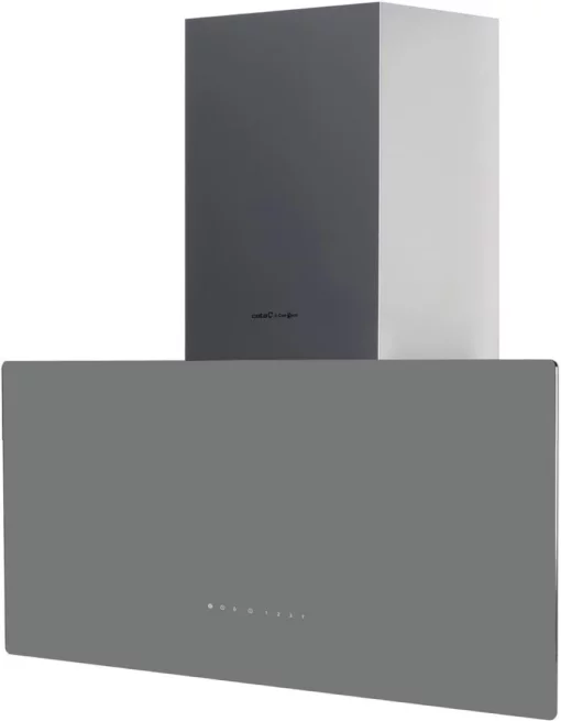 Витяжка похила Cata&Can Roca, 80см, 1400м.куб/год, Greco 80 gr, сірий