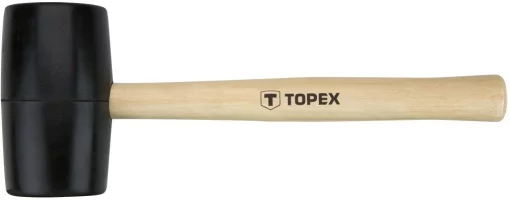Киянка гумова TOPEX 450г 58мм руків'я дерев'яне