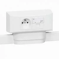 Коробка Legrand Mosaic 4 модулі для каналів DLPlus, глибиною 12.5мм, 16мм, 20мм