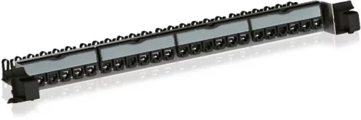 Патч-панель Legrand САТ 5e FTP, 19", 1U, 24 порти, LSC2, зібрана