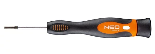 Викрутка Neo Tools плоска, прецизійна, SL2x50мм, сталь S2