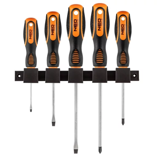 Викрутки Neo Tools SL,PH, сталь CrV, набір 5шт
