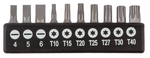 Викрутки Neo Tools 10 біт, SL,PH,Torx, сталь CrV, набір 14шт