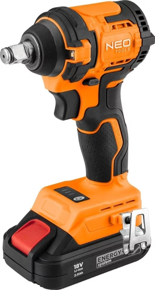 Гайковерт ударний Neo Tools Energy+ 18В 350Нм 2500об/хв 1/2" 3 швидкості 1.1кг без АКБ та ЗП