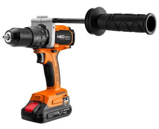 Шурупокрут-дриль акумуляторний Neo Tools Energy+ 18В 100Нм 0-480·0-1900об/хв 1.56кг без АКБ та ЗП