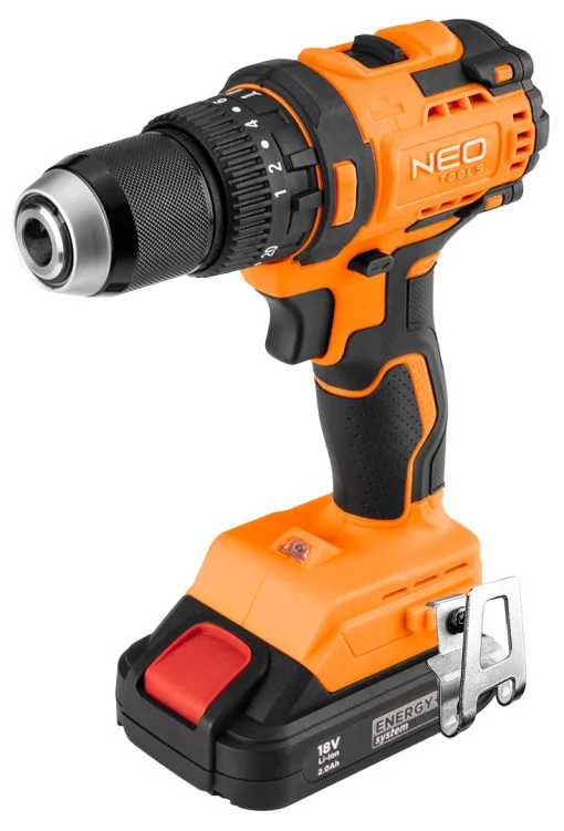 Шурупокрут-дриль акумуляторний Neo Tools Energy+ 18В 95Нм 0-320·0-1700об/хв 1.2кг без АКБ та ЗП