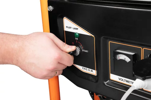 Генератор бензиновий Neo Tools 230В, 6/6.5кВт, електростартер, 85кг