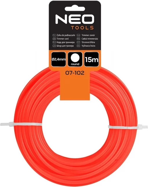 Ліска косильна Neo Tools 2.4мм 15м