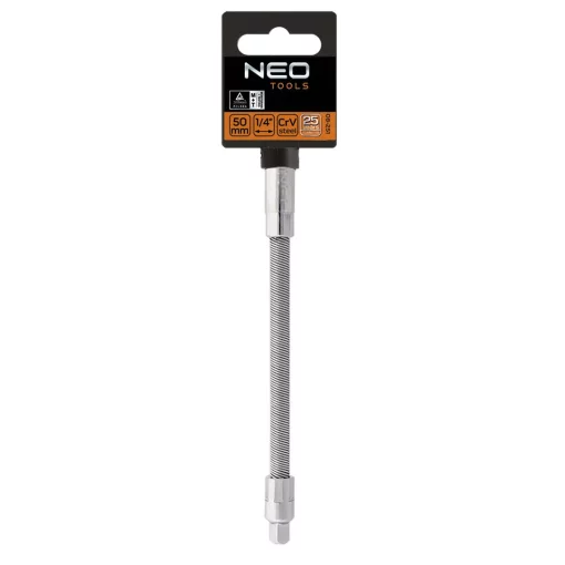 Подовжувач Neo Tools, 1/4", гнучкий, 140мм, CrV