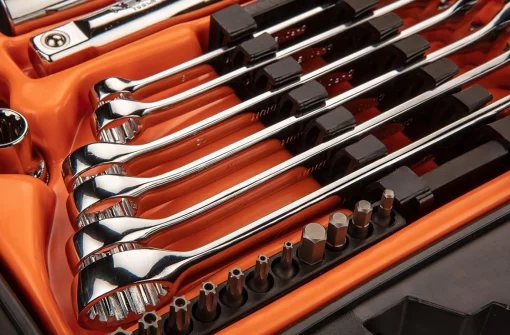 Набір інструментів Neo Tools, 1/2", 1/4", CrV, 71шт