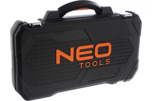 Набір інструментів Neo Tools, набір торцевих головок 1/2", CrV, 33шт