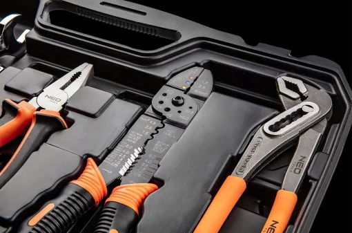 Набір інструментів Neo Tools, 1/2", 1/4", універсальний, CrV, 100шт