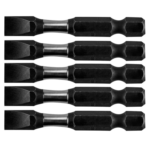 Біти Neo Tools 1/4", ударні, SL8х50мм, сталь S2, набір 5шт