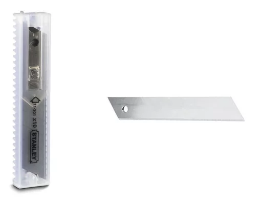 Лезо сегментоване Stanley, 9мм, товщина 0.43мм, 10шт