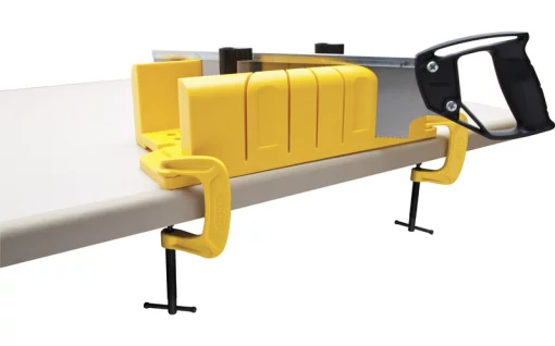 Стусло з ножівкою Stanley, ударостійкий полістирол, з фіксатором, 310х120х78мм