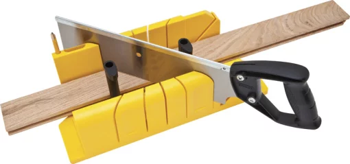 Стусло з ножівкою Stanley, ударостійкий полістирол, з фіксатором, 310х120х78мм