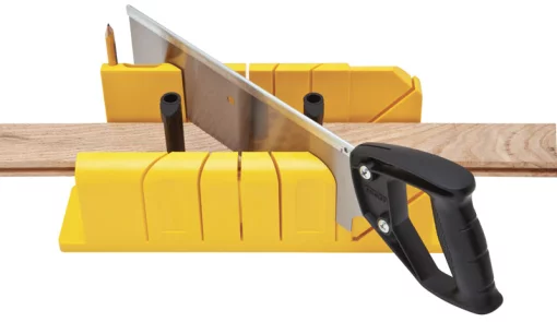 Стусло з ножівкою Stanley, ударостійкий полістирол, з фіксатором, 310х120х78мм