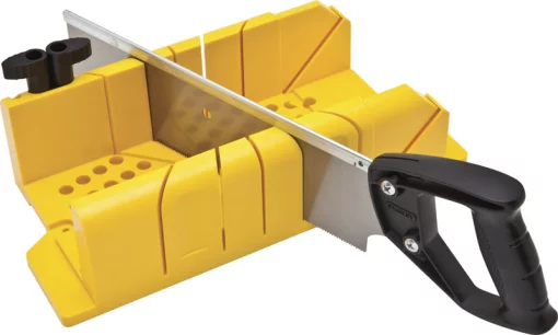 Стусло з ножівкою Stanley, ударостійкий полістирол, з фіксатором, 310х120х78мм